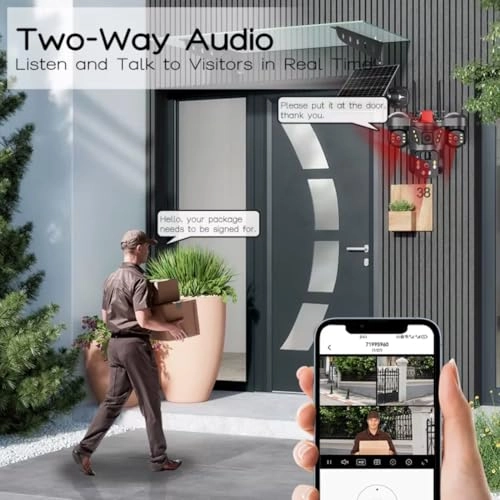 5MP 4G SIM Solar Powered Security Camera