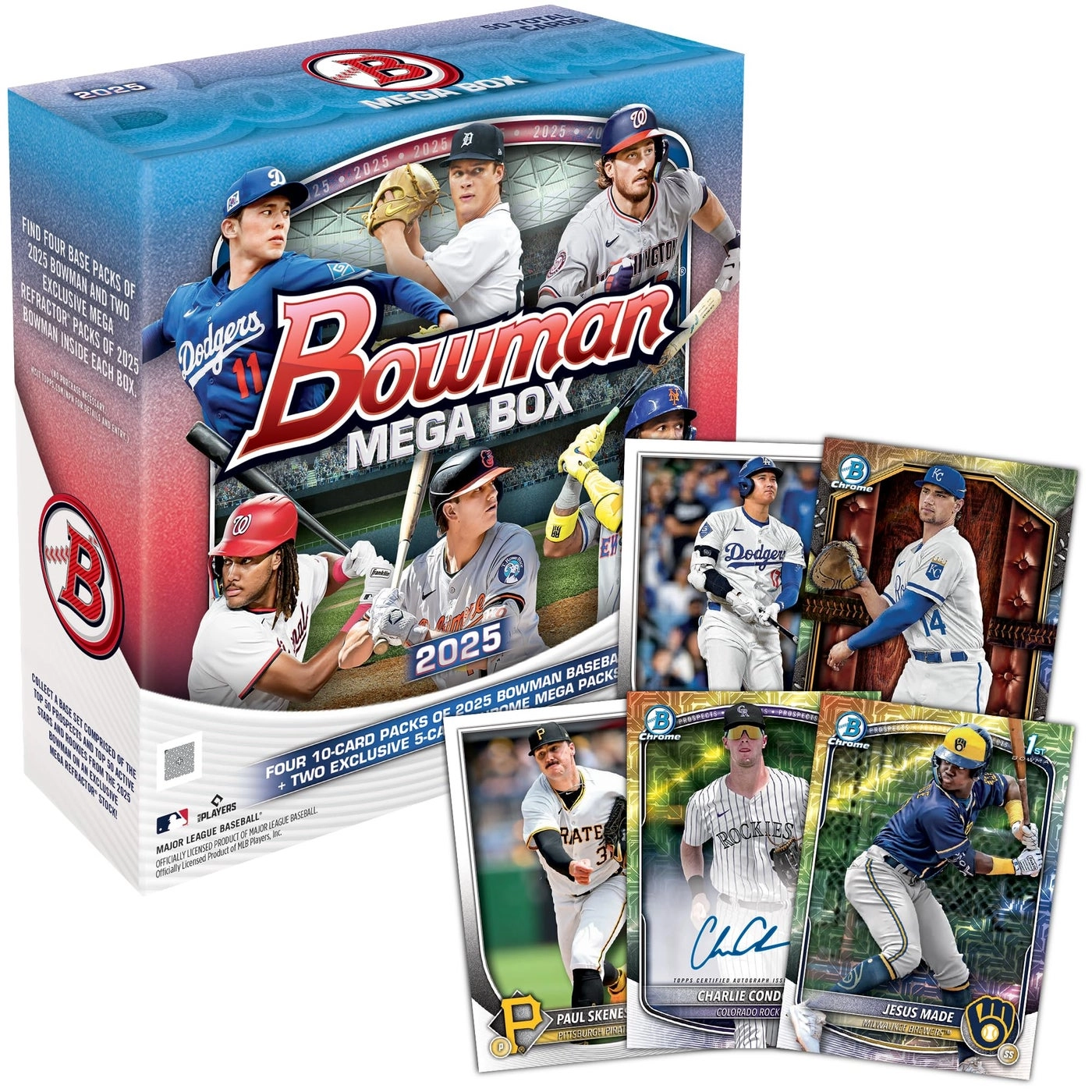 2025 Bowman Baseball Mega Box - Factory Sealed