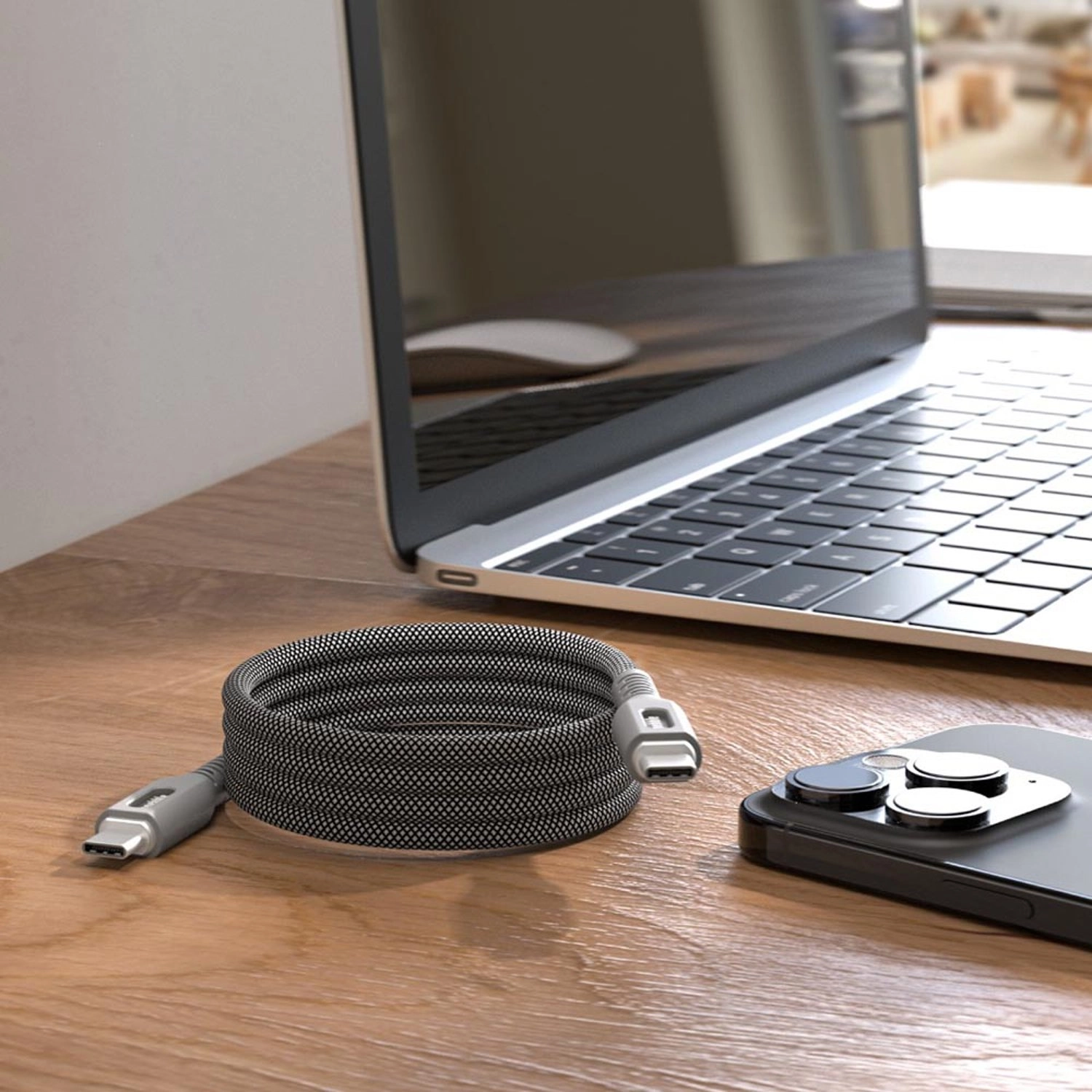 PowerFlow PD60W Cable USB-C to USB-C 1m