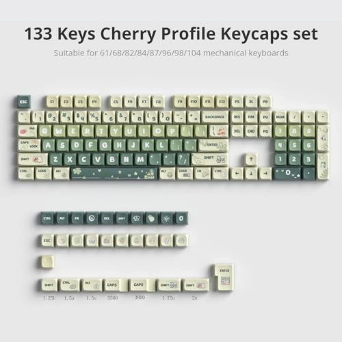XDA Profile Keycaps - US & ISO Layout RF