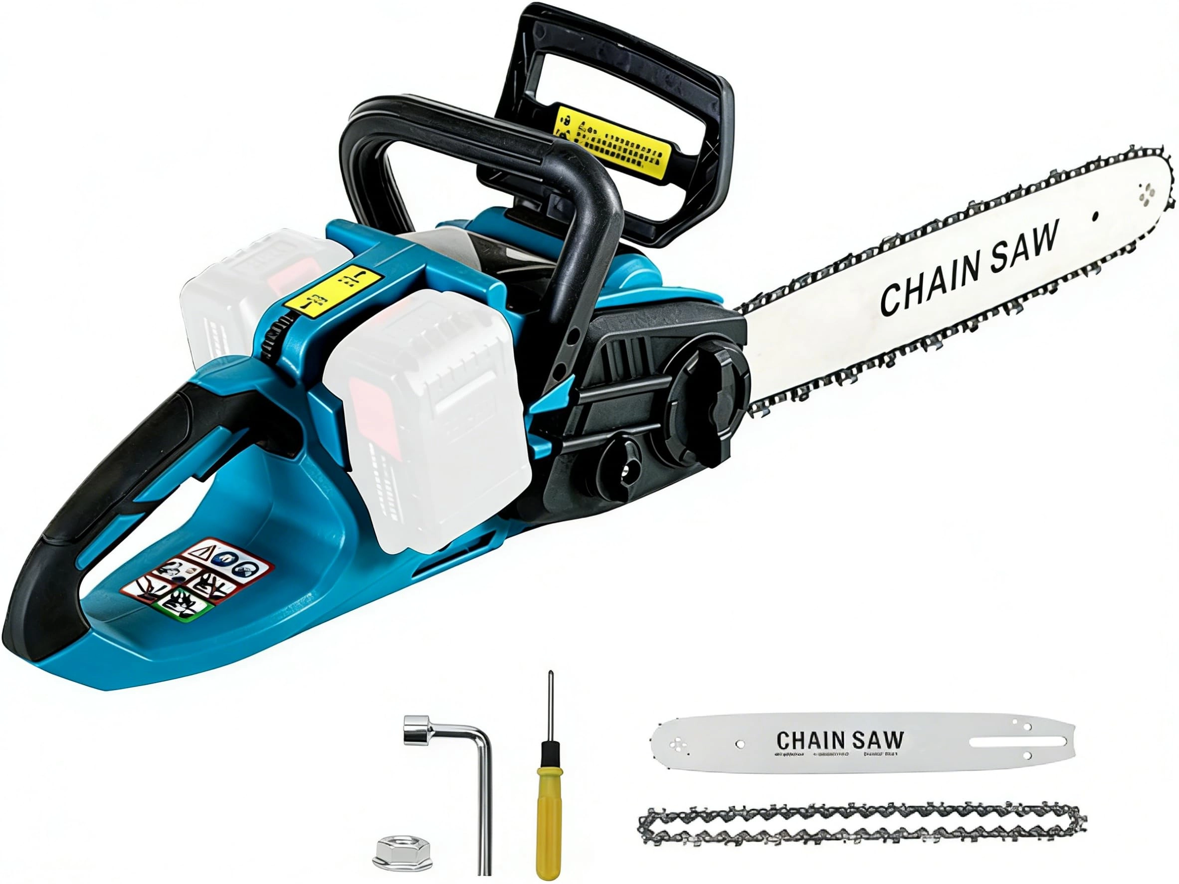 LIROPAU Cordless Chainsaw - 16 Inch Brushless