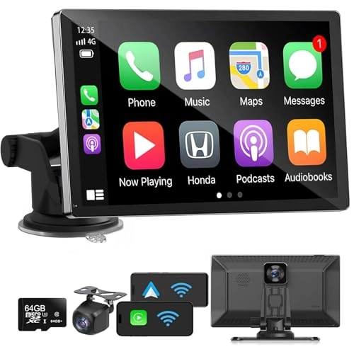 Wireless Apple Carplay Screen - 4K 1080p