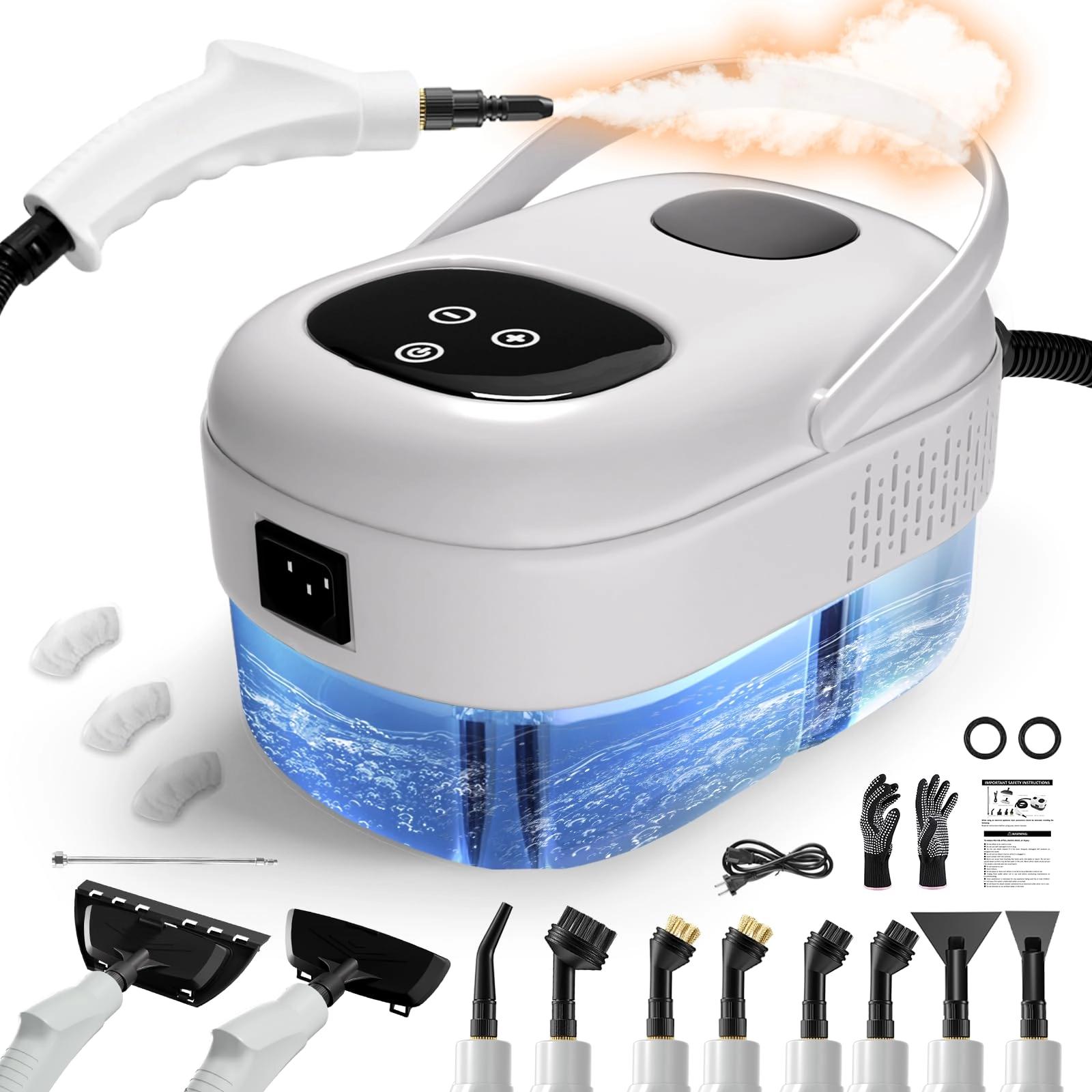 Limpiador a Vapor de Mano - 3 bar 1100ml