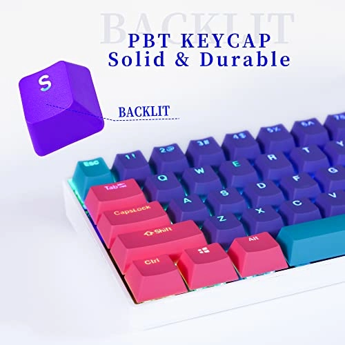 PBT 61 Keycaps