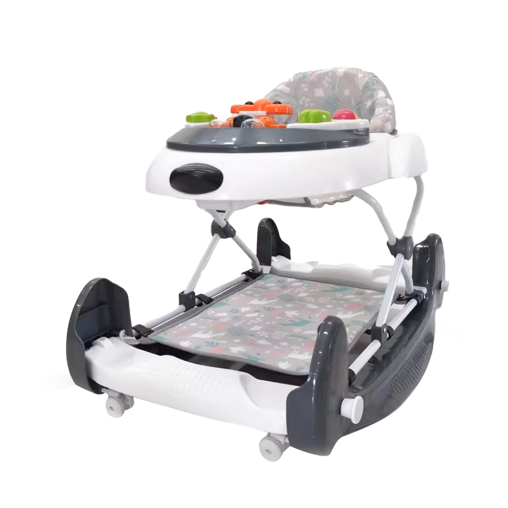 2-In-1 Baby Walker And Jumper - Gray 6 months