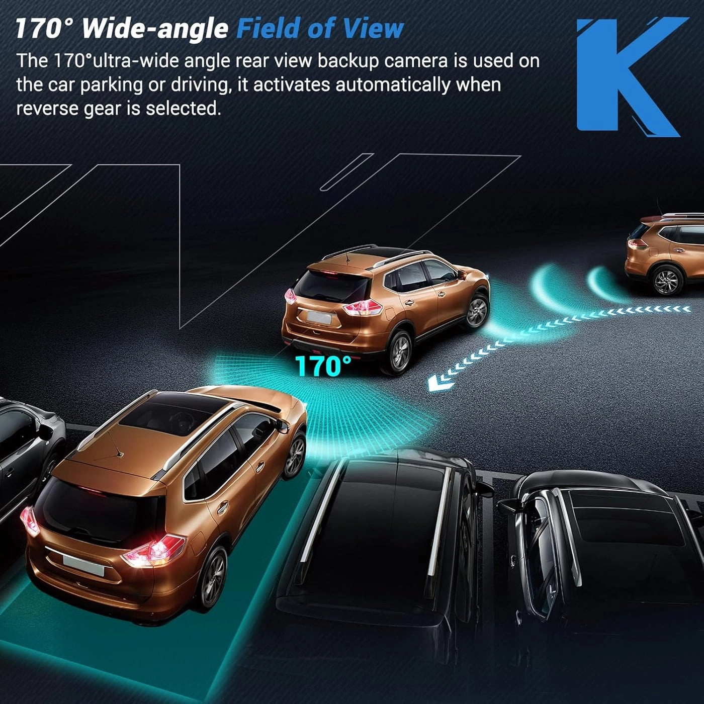 Rear View Backup Camera - HD 170°