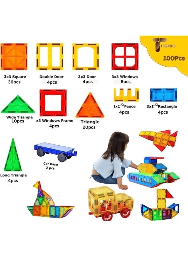 Magnetic Building Blocks - 100pcs