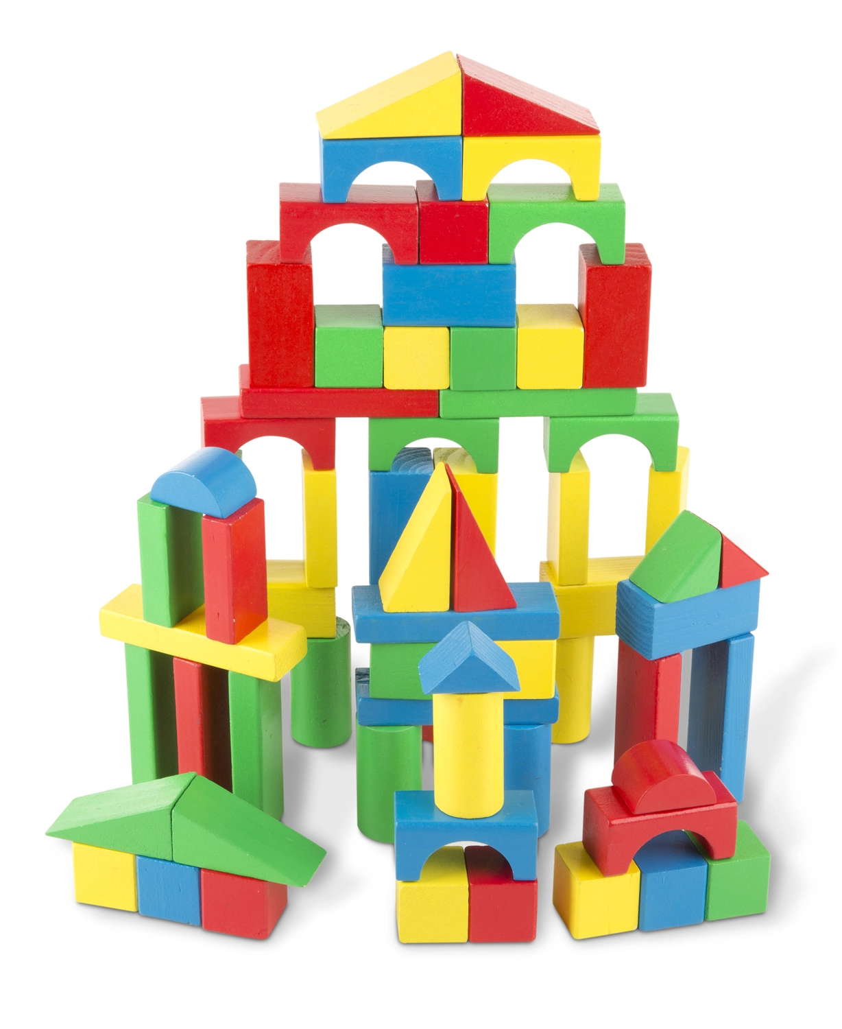 Melissa & Doug Wood Blocks - 100pcs