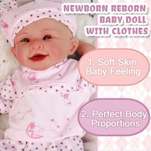 Reborn Baby Doll - 19.49 in Silicone Boy