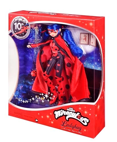 Ladybug Doll - 26cm Limited Edition 10th Birthday Ages 4+