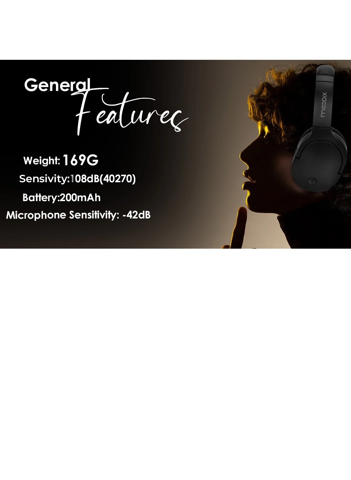 KO23BT1100W Wireless Headphone