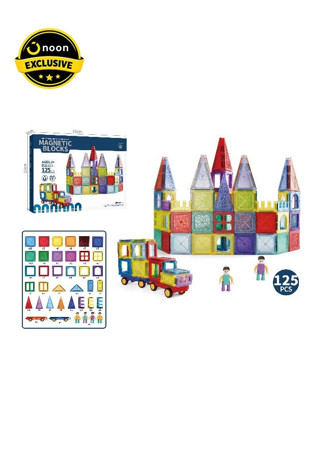 Magni Mates Magnetic Building Blocks Set - 125 pcs