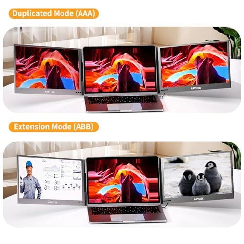 15.6 Inch Triple Monitor - 1080P USB-C