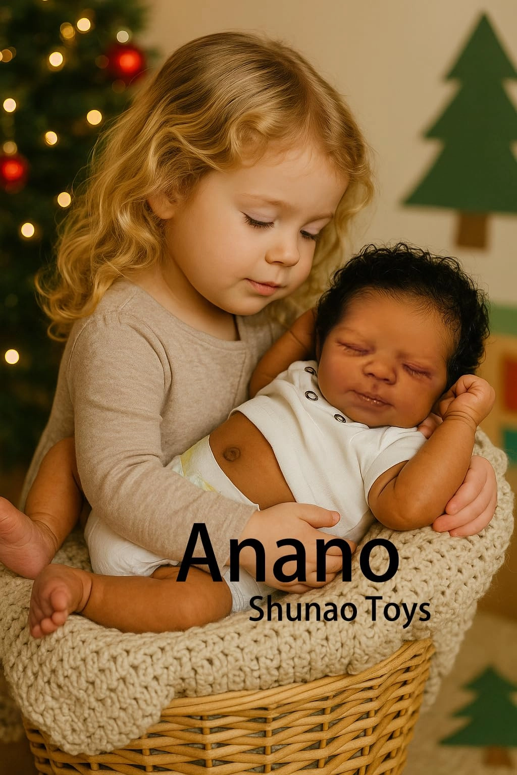 Reborn Baby Doll - 18 Inch Silicone Full Body African American