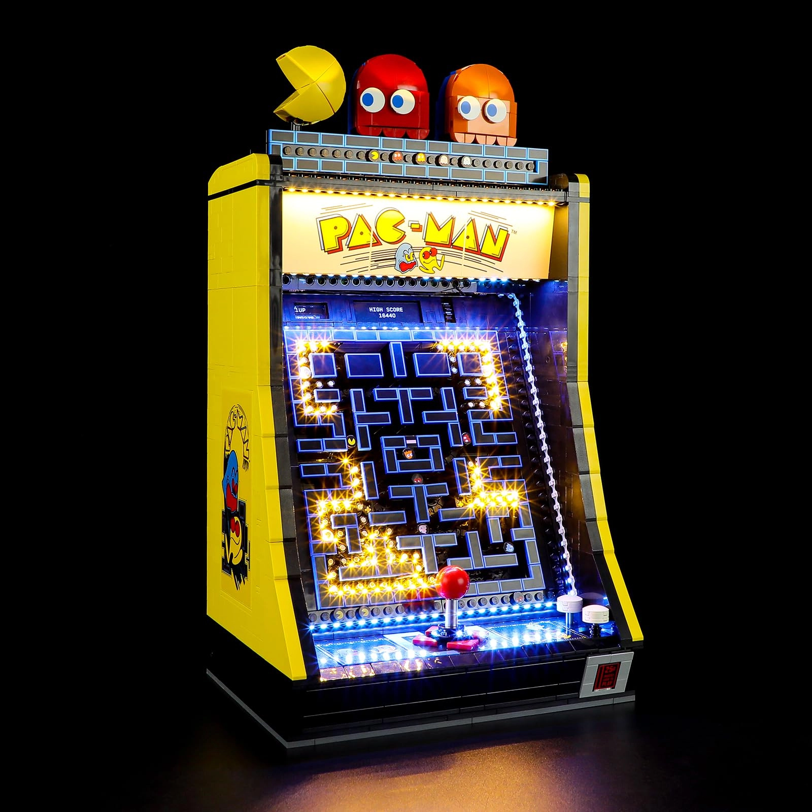 GEAMENT LED Light Kit for LEGO Icons PAC Man Arcade 10323 - Movie 4.5-5V