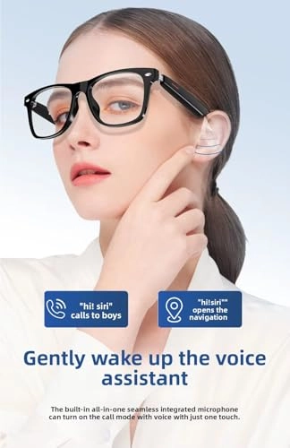 Bluetooth Smart Glasses - 55mm Blue Light Blocking Glasses