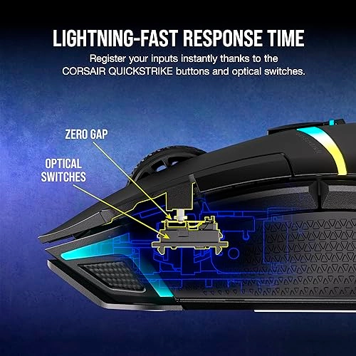 NIGHTSABRE Wireless Gaming Mouse - Bluetooth