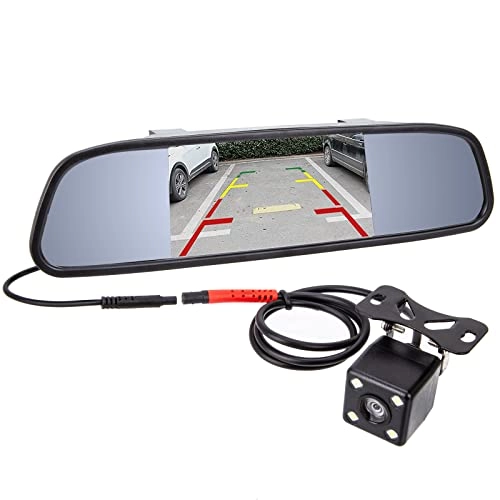 4.3 Mirror Monitor - 4.3 Inches + Car Rear View Camera - 480 (W) × 272 (H)