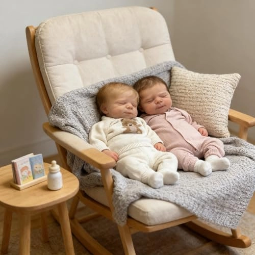 Pascale Reborn Baby Doll - 18 inch Vinyl Ages 3+ Bundle