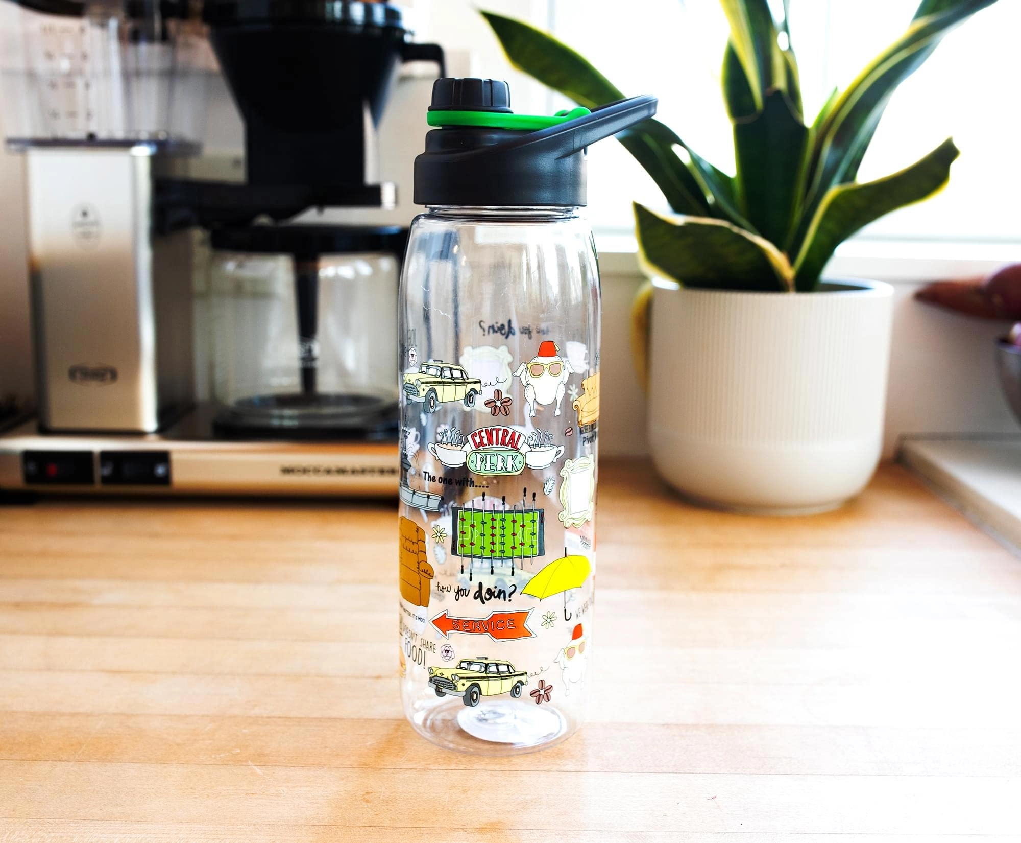 Friends Water Bottle Screw Top Lid Tritan