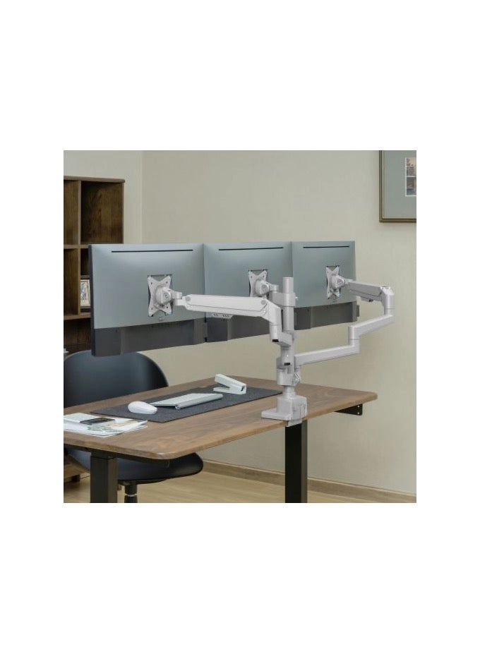 Triple Monitor Arm Stand - 3 30 in 75x75mm 100x100mm