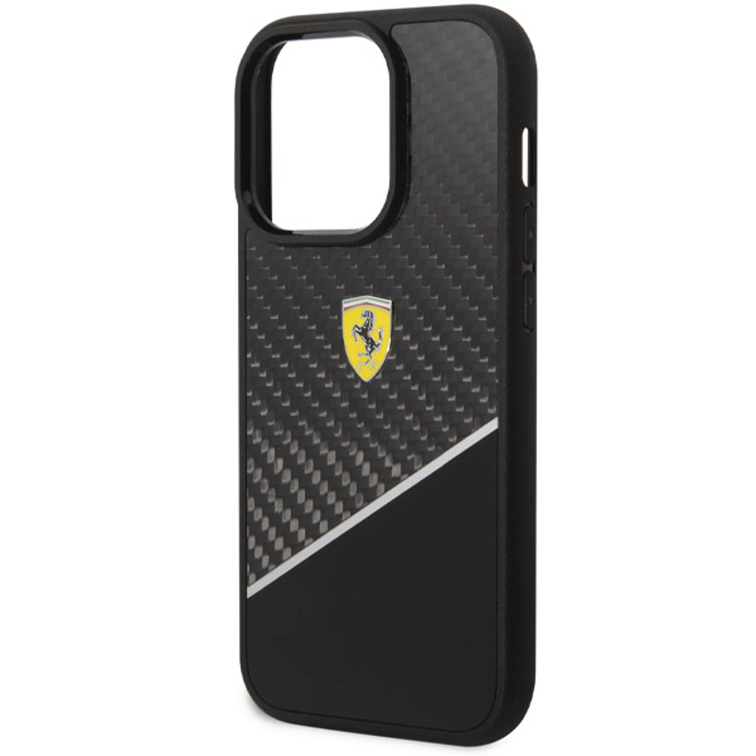 Bimaterial Carbon Case - Carbon Fiber, Polycarbonate Back Case for iPhone 14 Pro Max