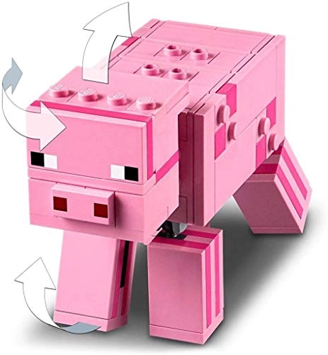 Minecraft BigFig Pig and Baby Zombie Character (21157)
