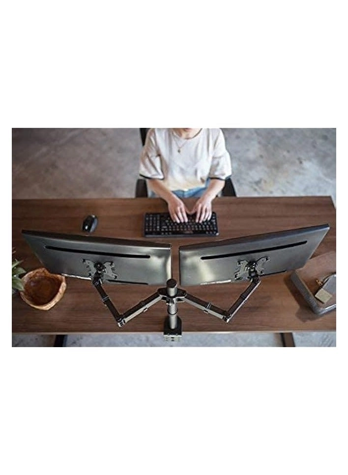 Dual Monitor Stand - 32 Inch 75mm x 75mm or 100mm x 100mm