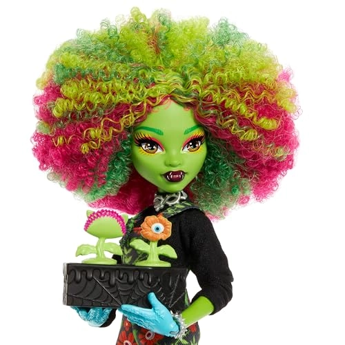 Venus McFlytrap Doll - Monster Diary Horrifying Garden Club Accessories Set Ages 4+