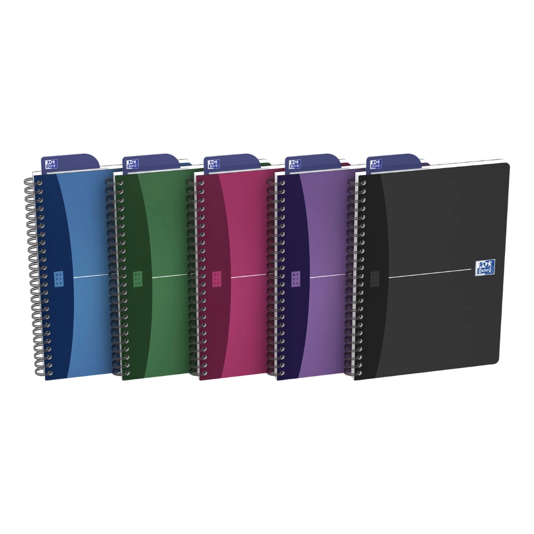 Elba Optik Wired Notebook 148x210mm Spiral - Grid 100 Pages