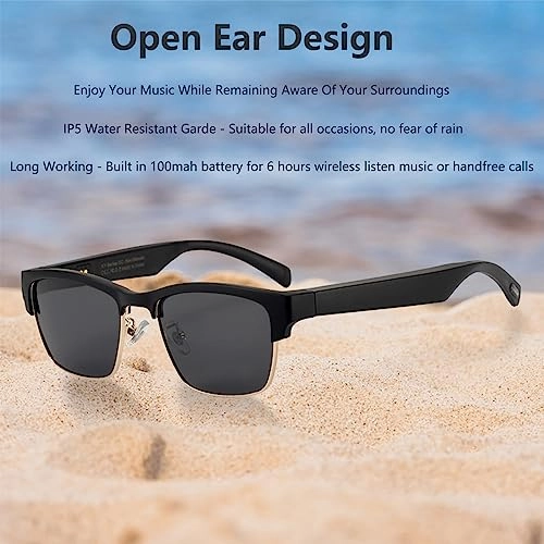 Smart Glasses - Bluetooth 5.4 IP5 Blue Light Blocking
