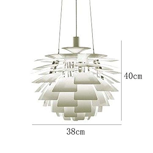 Creativity Personality Chandelier - E27 1-Light Outer white inner chrome 38*40cm