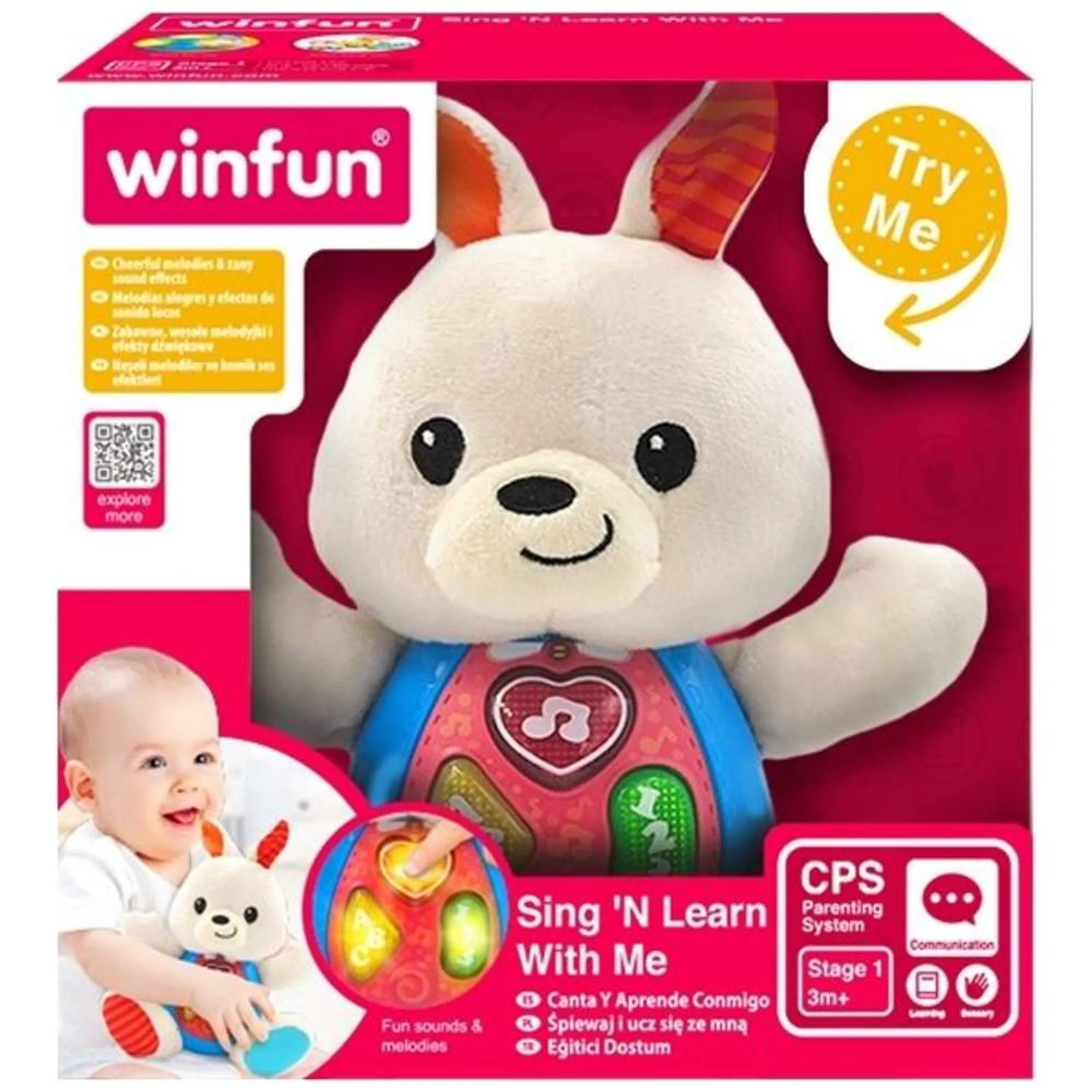 Sing N Learn With Me - Bouncy Bunny - 3 months