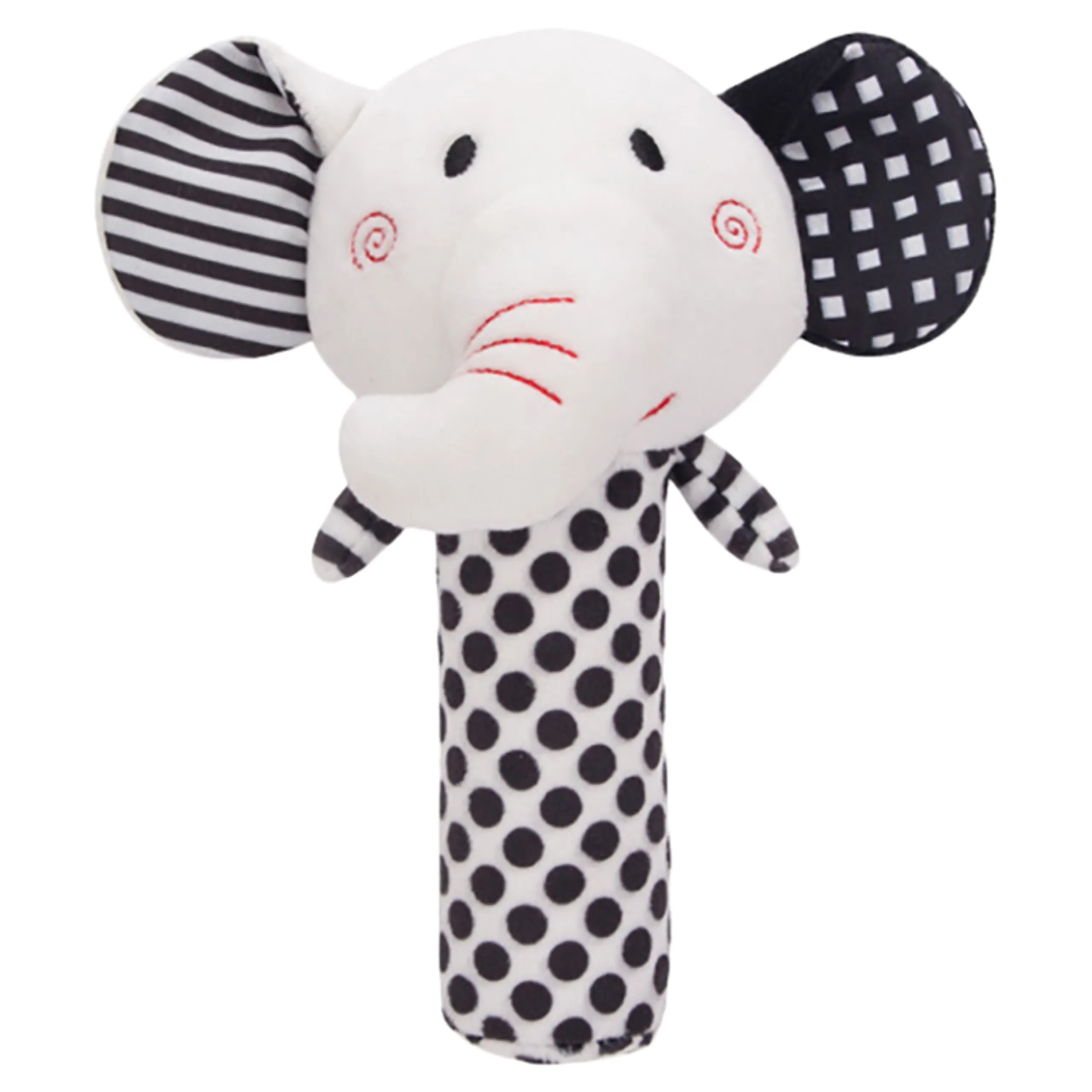 Little Angel Baby Rattle Soft Toy Elephant - 3 months+ soft plush