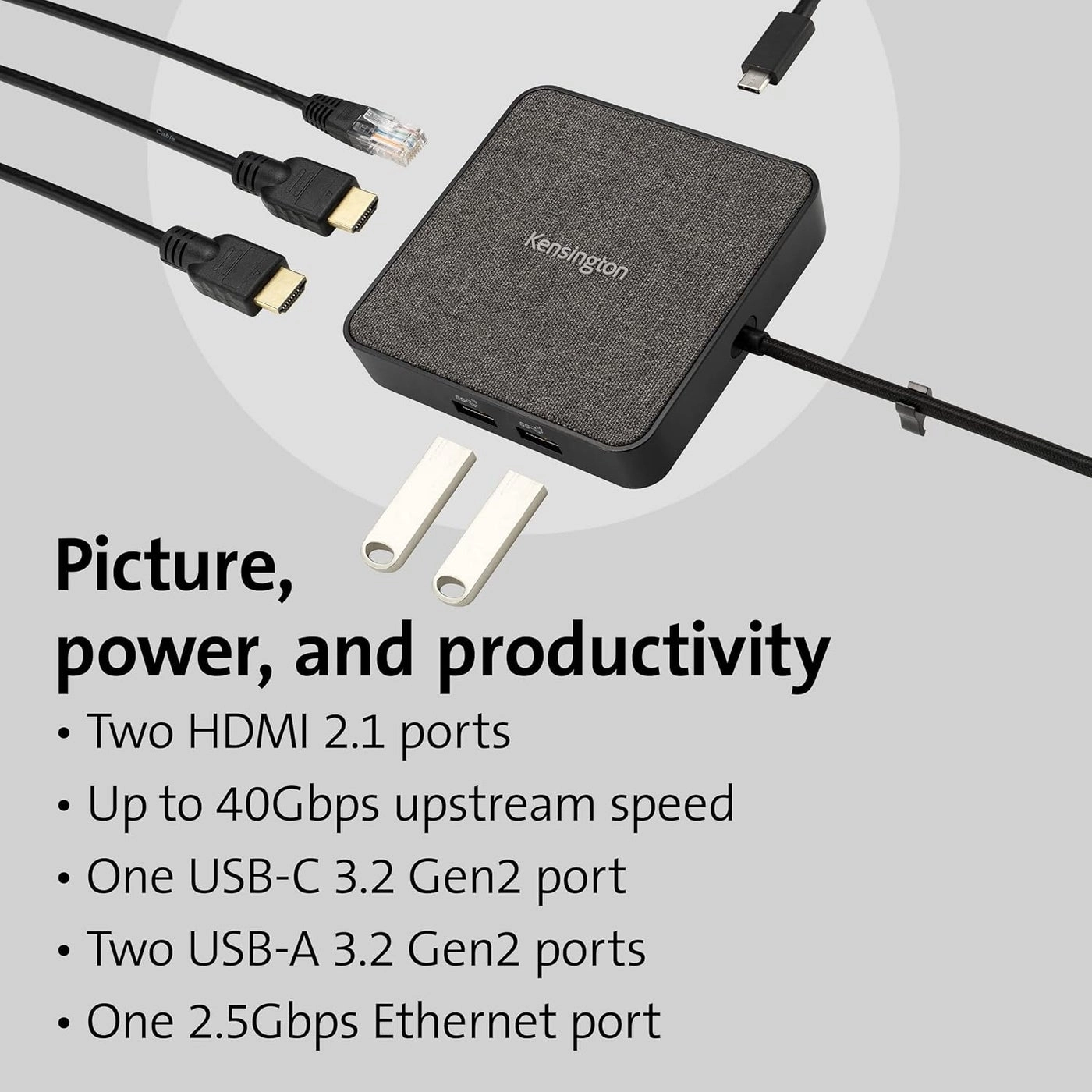 MD120U4 - USB4 Hub Dual 4K 100W