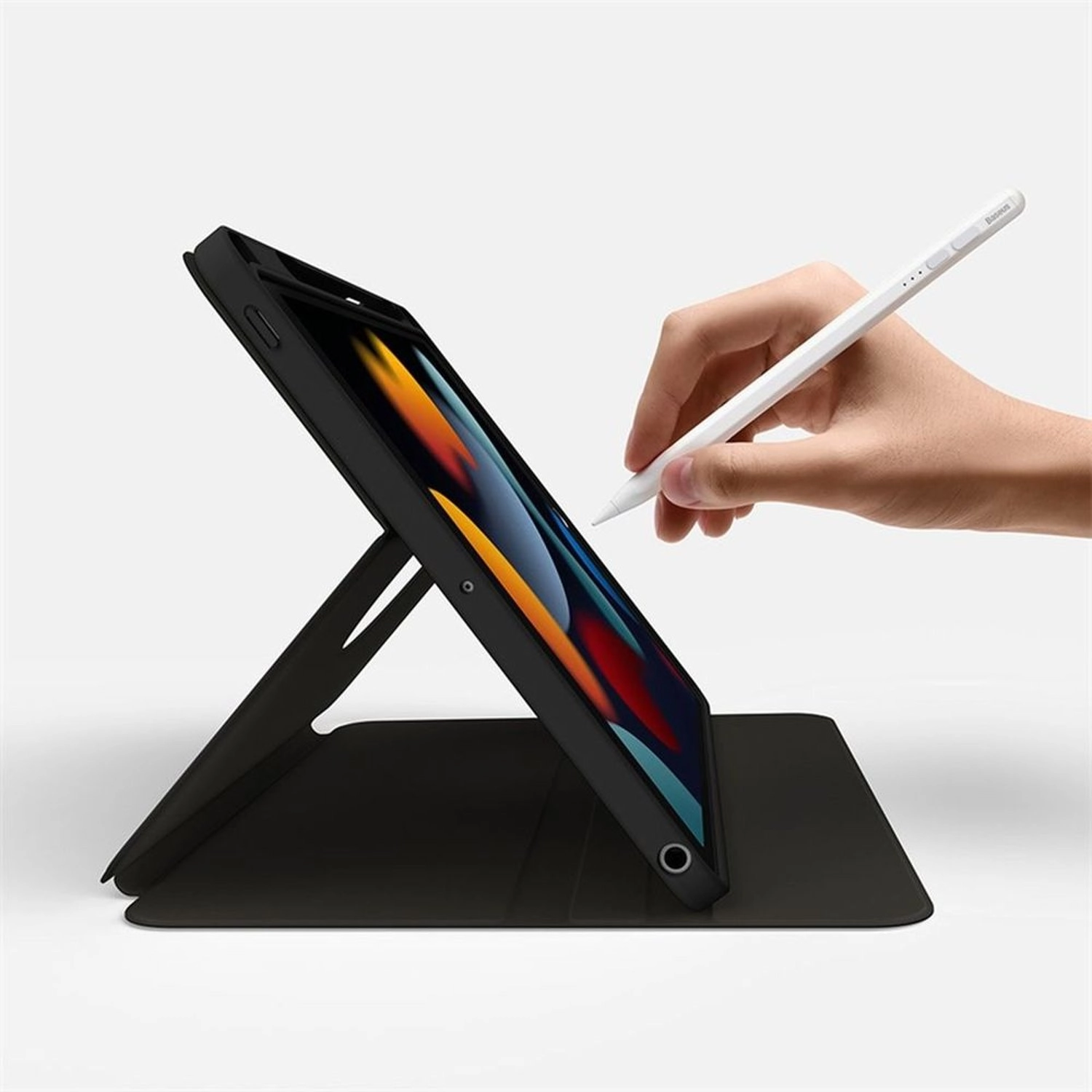 Magnetic Case with Pencil Holder for iPad 10.2-inch
