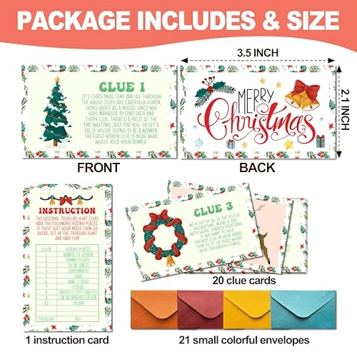 Christmas Scavenger Hunt Game - Adult