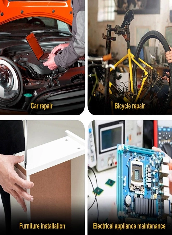 Magnetic Slotted and Phillips Screwdriver Set (2 Pcs)