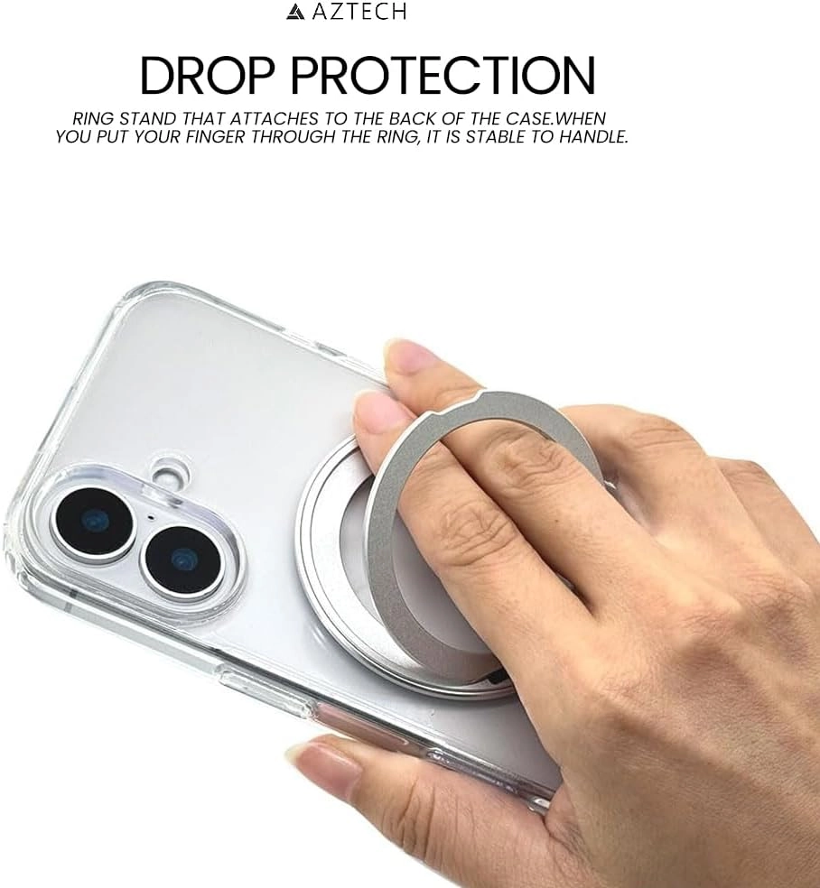 GripStand 360 - Silver MagSafe Compatible