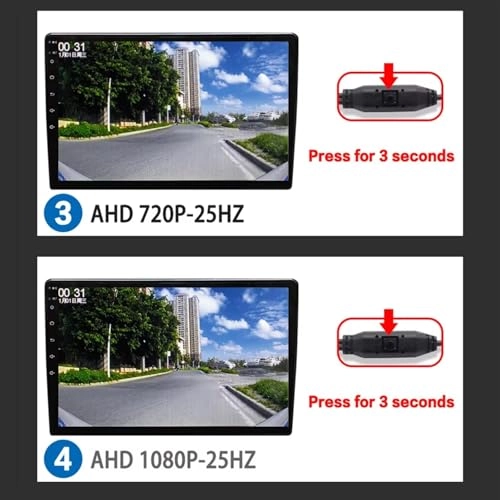 Rear View Camera - Night Vision 4PIN 480P 1080P