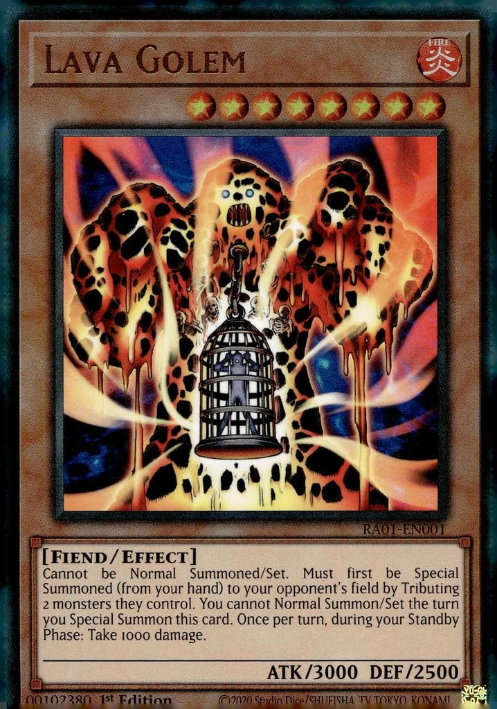 Yu-Gi-Oh! Anime Lava Golem RA01-EN001 - EN