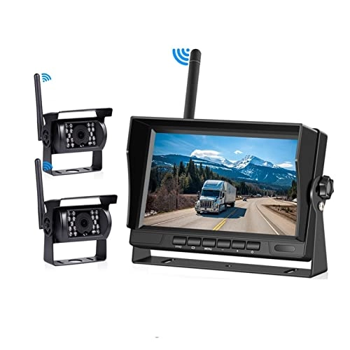 7 Inch AHD 1080P Car Rear View Monitor - Night vision Wireless