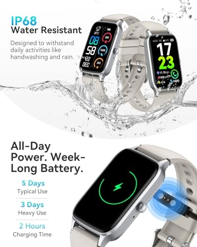 Fitness Tracker Smart Watch - 1.57 Waterproof