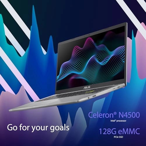 Vivobook GO 15 Slim E510KAB-BR1140WS - 15.6'' Celeron N4500 4GB DDR5 128GB eMMC