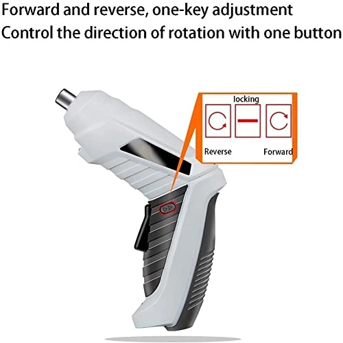 Cordless Electric Screwdriver - 5N·M MAX Rechargeable USB Charging