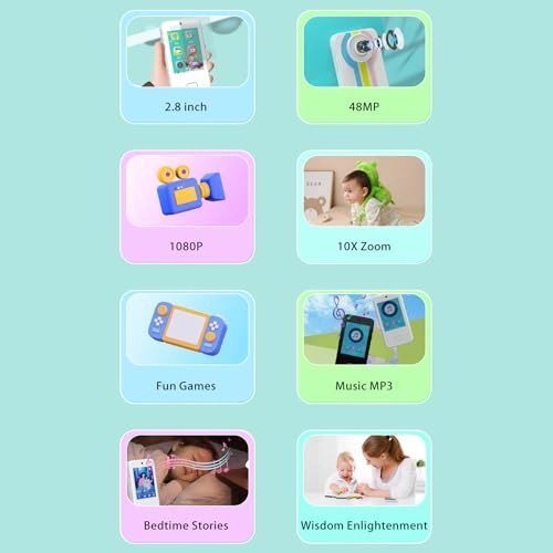 Nurnesy Touchscreen Kids Phone - 3 to 10 years