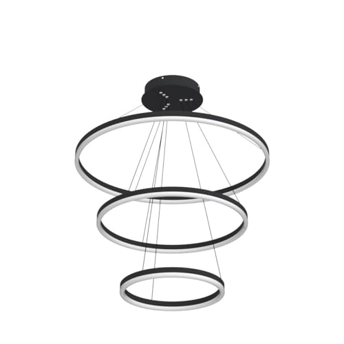 3 Rings LED Chandelier - 39.4 inches