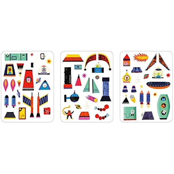 ROCKET SHIPS MAGNETIC BUILD-IT