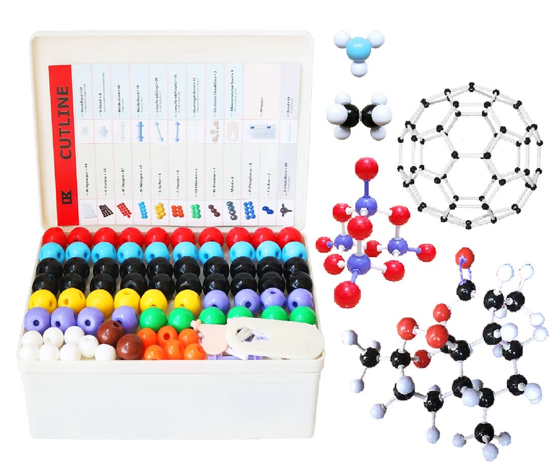 MZA STORES Molecular Model Kit - 444 pieces Organic and Inorganic Chemistry