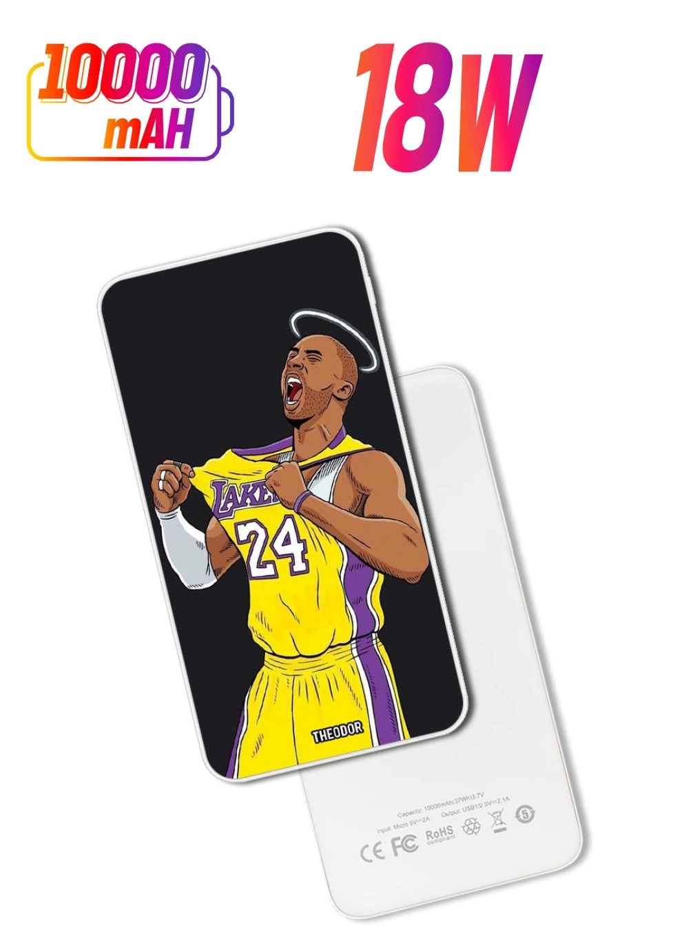 Theodor EX_PPBA275 - 10000 mAh 18 W Fast-Charging